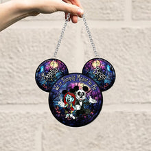 Load image into Gallery viewer, Personalized Mouse Suncatcher Ornament for Couples | Unique Gift Idea

