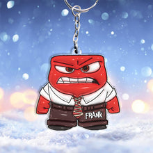 Load image into Gallery viewer, Personalized Anger Keychain Custom Name Gift for Graduation

