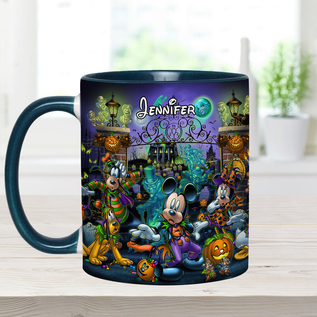 Personalized Halloween Accent Mug Custom Name Gift Idea