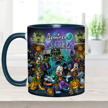Load image into Gallery viewer, Personalized Halloween Accent Mug Custom Name Gift Idea

