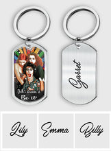 Load image into Gallery viewer, Personalized LGBT Support Epoxy Metal Keychain Unique Gift
