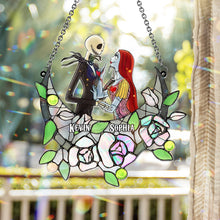 Load image into Gallery viewer, Personalized Nightmare Suncatcher Ornament with Roses for Home Decor
