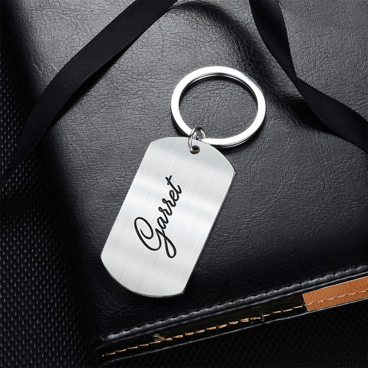 Personalized LGBT Support Epoxy Metal Keychain Unique Gift