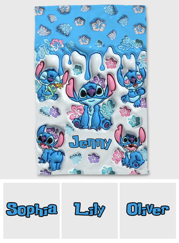 Personalized Ohana Towel Custom Name Hawaiian Gift for Family