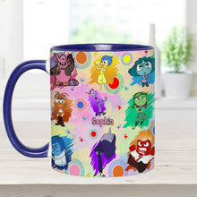 Load image into Gallery viewer, Personalized Accent Mug with Emotions Design Gift for Friends
