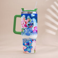 Load image into Gallery viewer, Personalized Tropical Vibe Tumbler With Handle Custom Name Gift
