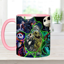 Load image into Gallery viewer, Personalized Nightmare Accent Mug Custom Name Funny Gift for Friends
