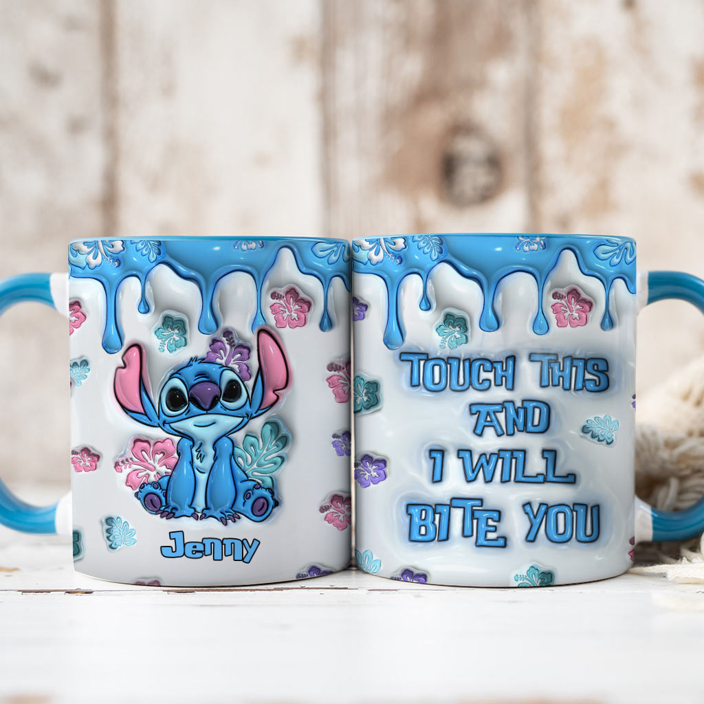 Personalized Ohana Accent Mug Custom Name Gift for Birthdays