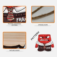 Load image into Gallery viewer, Personalized Custom Shaped Wood Sign Every Emotion Is Valid Gift
