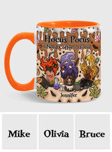 Load image into Gallery viewer, Personalized Three Witches Accent Mug for Fall Coffee Lovers

