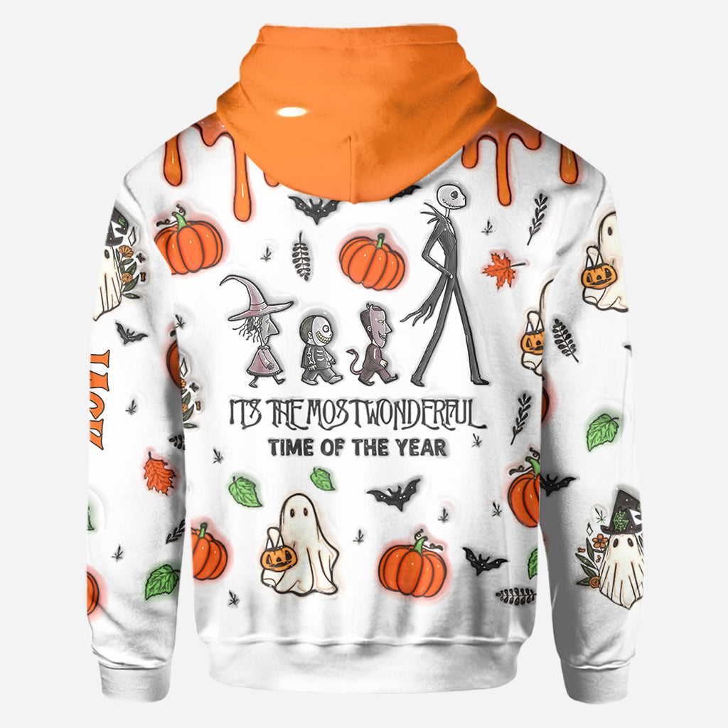 Personalized Nightmare Before Christmas All Over Shirt for Halloween