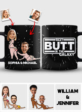 Load image into Gallery viewer, Personalized Best Butt In The Galaxy Mug Custom Name Gift
