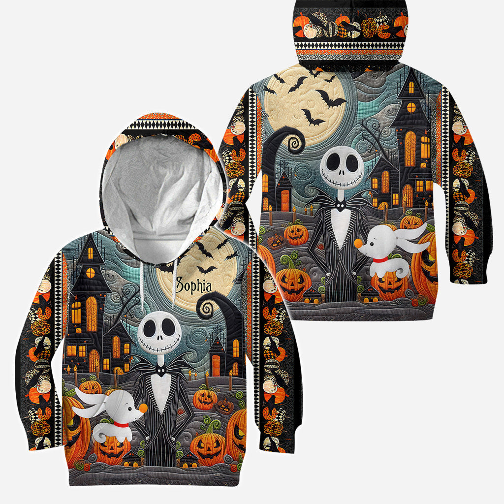 Personalized Halloween Hoodie & Leggings Set for Women | Custom Name Gift
