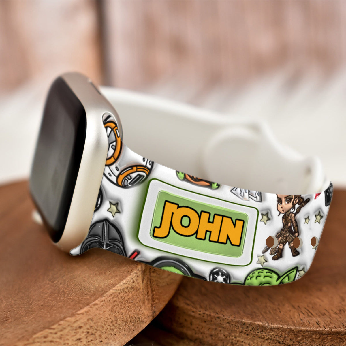Personalized Star Wars Apple Watch Band Custom Name Gift