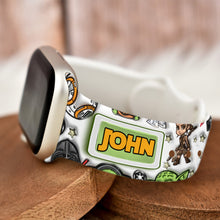 Load image into Gallery viewer, Personalized Star Wars Apple Watch Band Custom Name Gift
