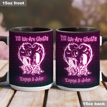 Load image into Gallery viewer, Personalized Nightmare Accent Mug for Couples - Till We Are Ghosts
