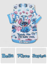 Load image into Gallery viewer, Personalized Ohana Pet Hoodie Custom Name for Dogs and Cats
