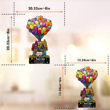 Load image into Gallery viewer, Personalized Balloon House Suncatcher Ornament Unique Gift for Anniversary
