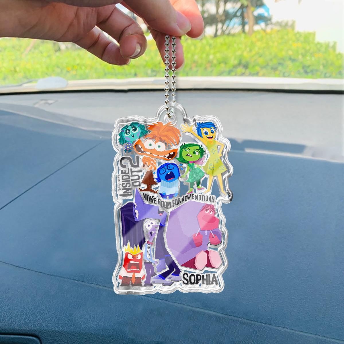 Personalized Acrylic Car Ornament Custom Name Gift for Kids