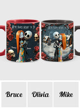 Load image into Gallery viewer, Personalized Nightmare Accent Mug Custom Name Gift for Couple

