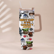 Load image into Gallery viewer, Personalized Galaxy Tumbler with Handle Gift for Kids - Custom Name
