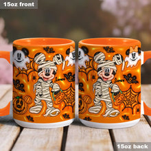 Load image into Gallery viewer, Personalized Halloween Accent Mug for Kids Custom Names

