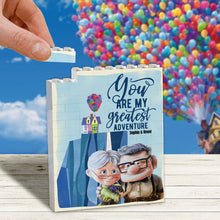 Load image into Gallery viewer, Personalized Vertical Rectangle Building Brick Block Custom Gift for Couple Anniversary
