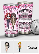Load image into Gallery viewer, Personalized Partner In Crime Tumbler Custom Gift for Friends
