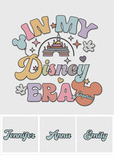 Load image into Gallery viewer, Personalized Disney Era Mouse Decal Custom Name Gift
