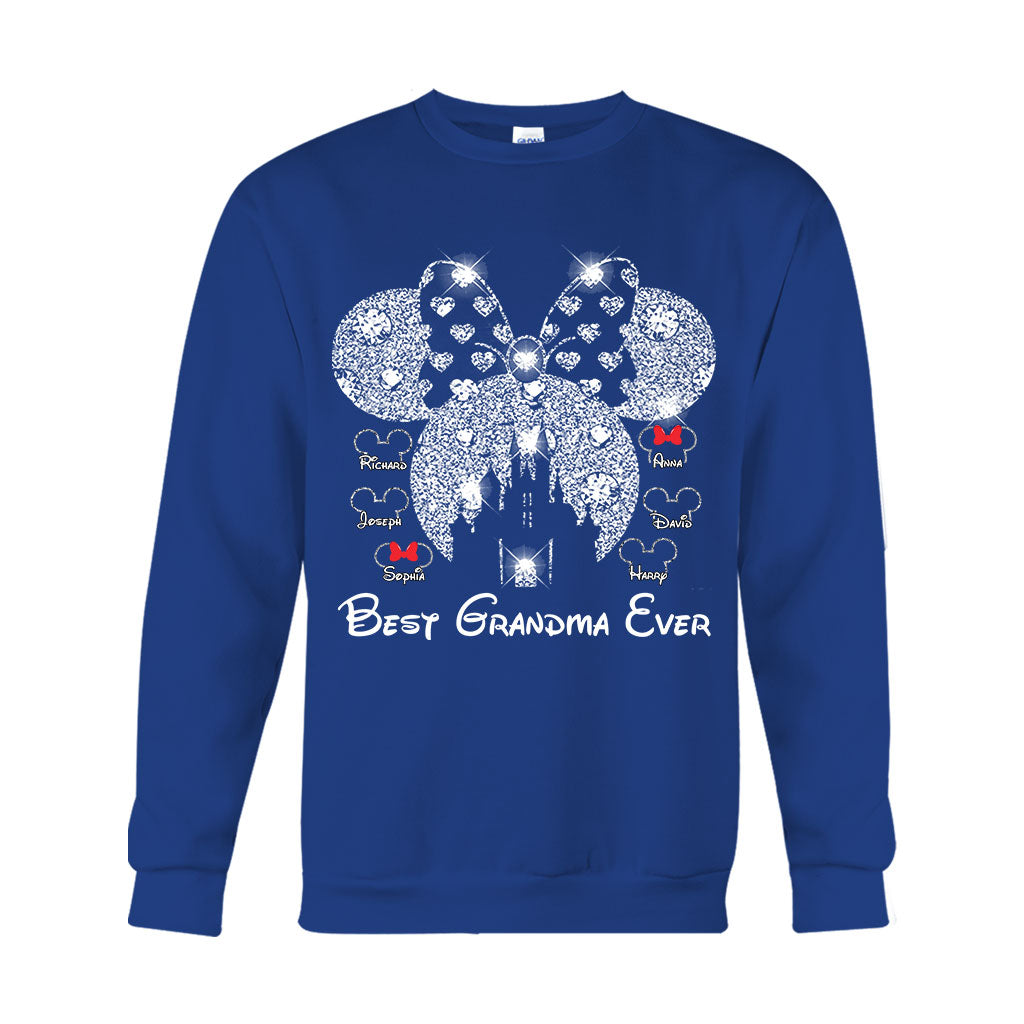 Personalized Best Grandma Ever Mouse T-shirt & Hoodie Gift