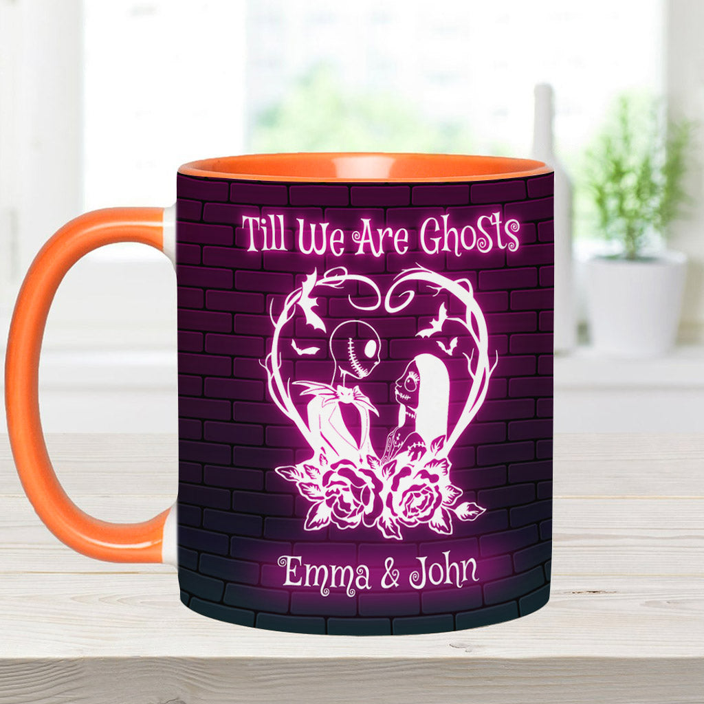 Personalized Nightmare Accent Mug for Couples - Till We Are Ghosts