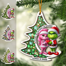 Load image into Gallery viewer, Personalized Grinch Christmas Tree Ornament Custom Gift
