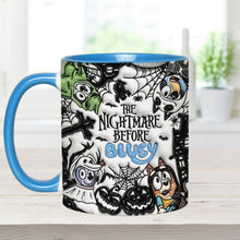 Load image into Gallery viewer, Personalized Nightmare Accent Mug Custom Name Gift for Halloween
