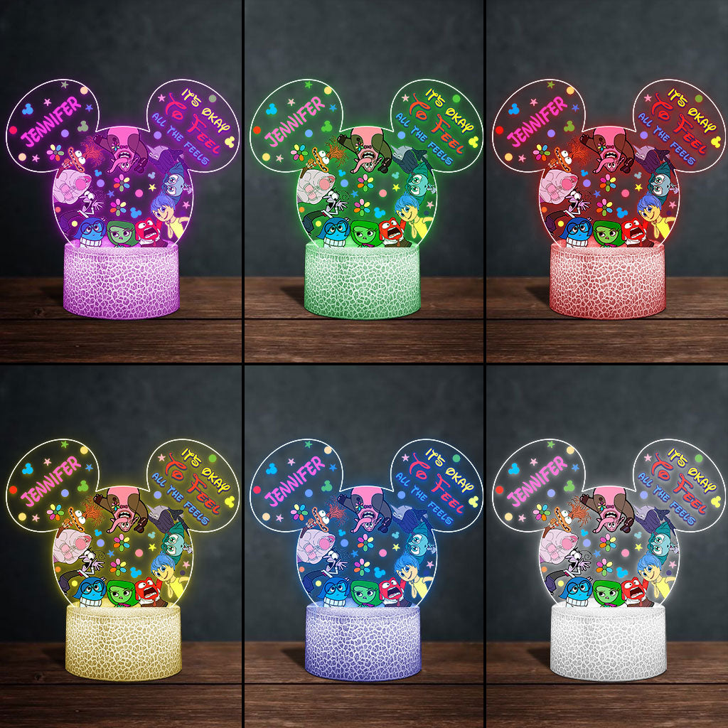 Personalized Acrylic Shaped Light Plaque Custom Name Gift