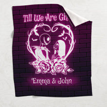 Load image into Gallery viewer, Personalized Nightmare Blanket Custom Couples Gift for Halloween
