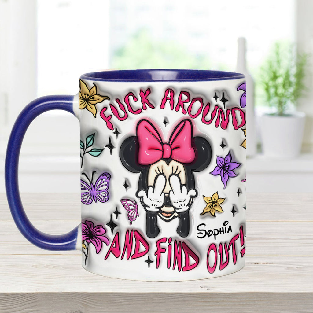 Personalized Ceramic Accent Mug with Playful Design for Birthdays and Graduations