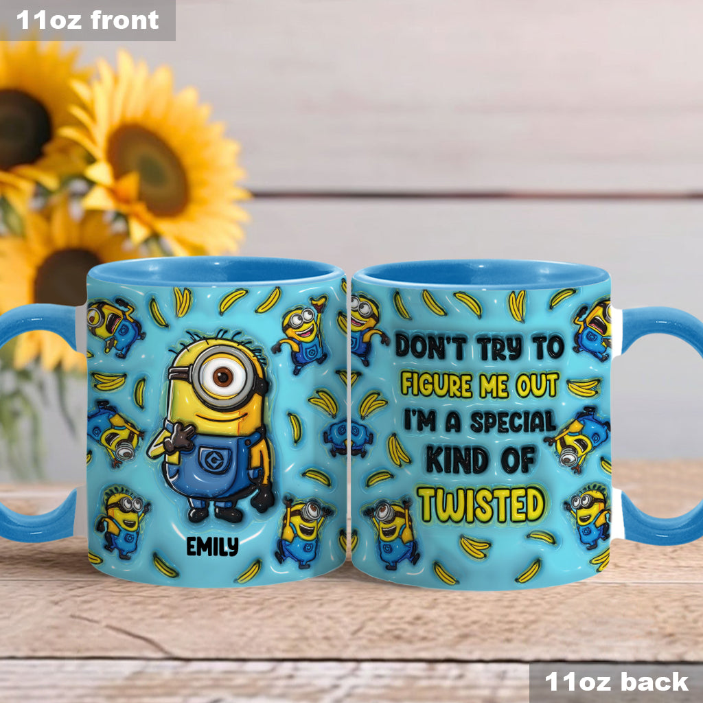 Personalized Minion Mug Custom Name Gift Idea for Kids
