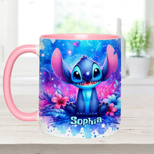 Load image into Gallery viewer, Personalized Ohana Accent Mug Custom Name Gift for Family
