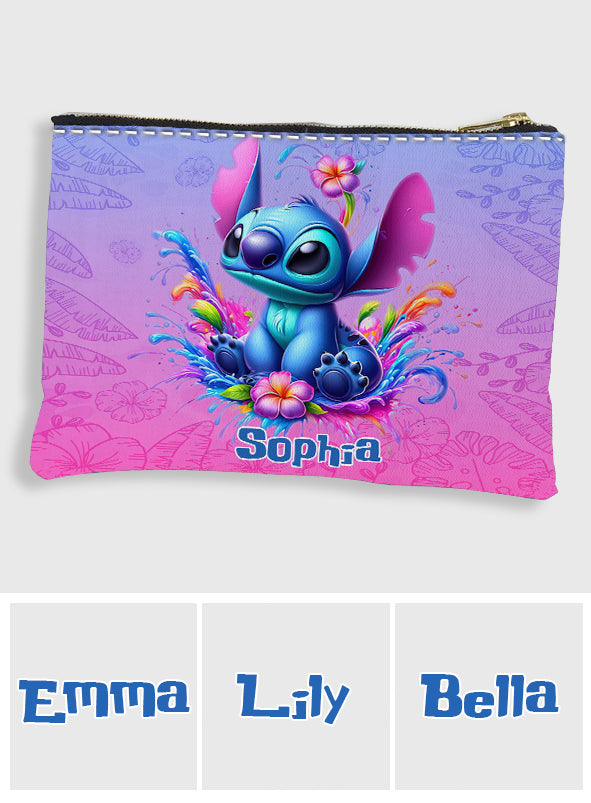 Personalized Ohana Pouch with Custom Name for Kids & Women