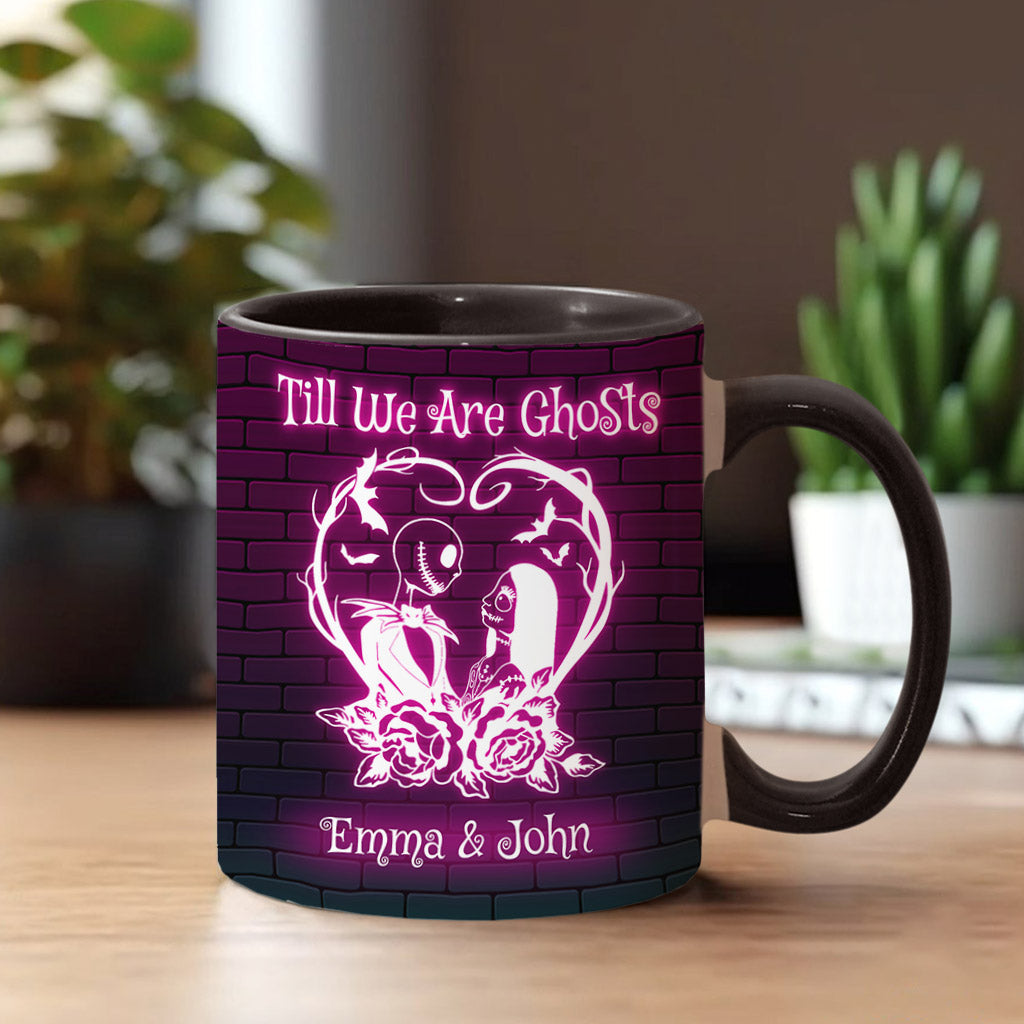 Personalized Nightmare Accent Mug for Couples - Till We Are Ghosts