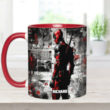 Load image into Gallery viewer, Personalized Psychopath Accent Mug Custom Name Gift Idea
