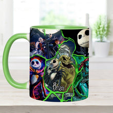 Load image into Gallery viewer, Personalized Nightmare Accent Mug Custom Name Funny Gift for Friends
