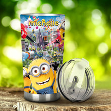 Load image into Gallery viewer, Personalized Fun Tumbler with Minions Custom Design Gift for Kids
