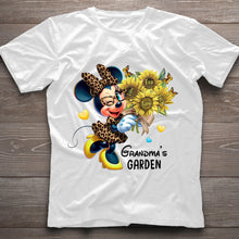 Load image into Gallery viewer, Personalized Grandma's Garden T-shirt &amp; Hoodie with Custom Names Gift
