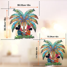 Load image into Gallery viewer, Personalized Palm Tree Suncatcher Ornament Custom Gift for Couple
