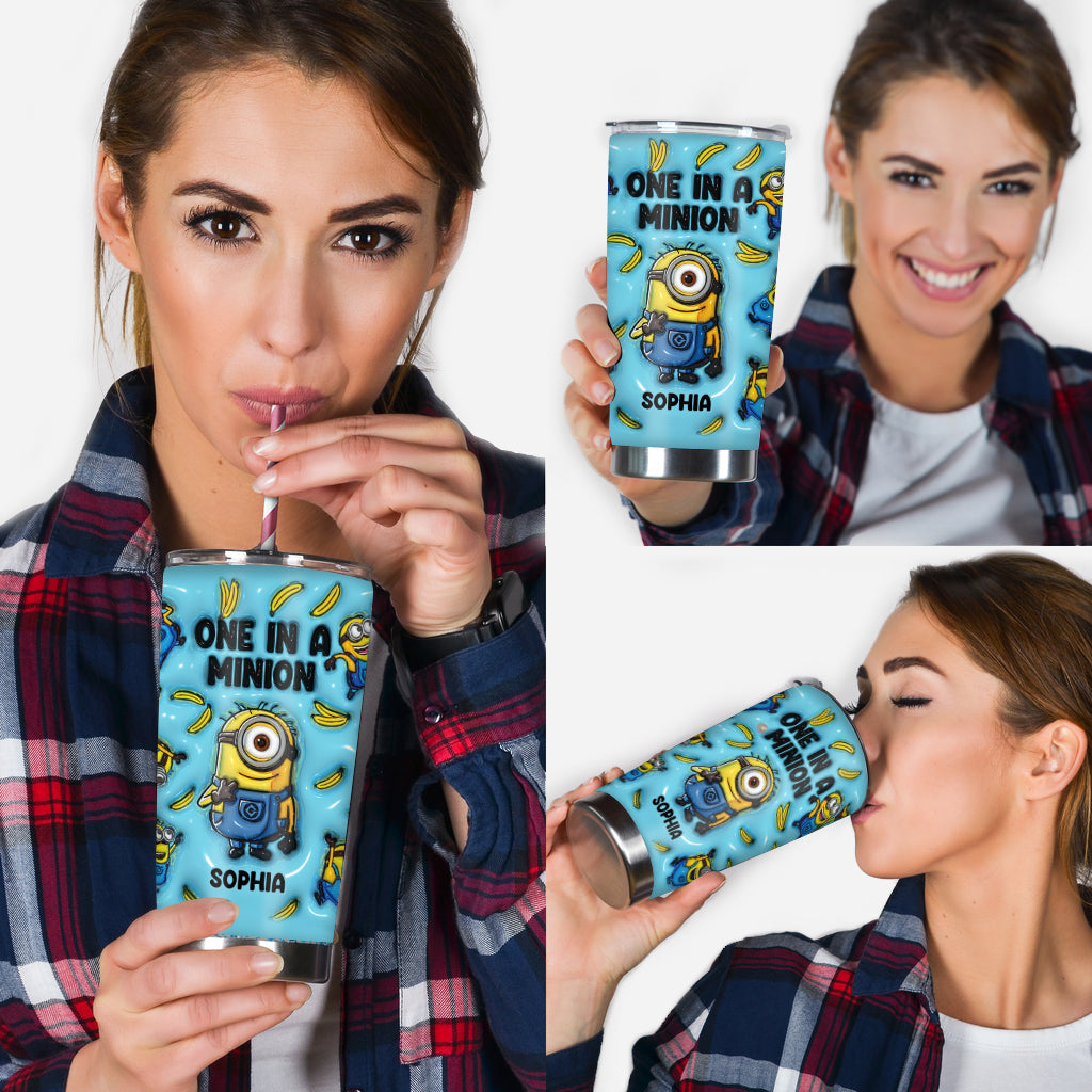 Personalized Minion Tumbler Custom Name Gift for Kids