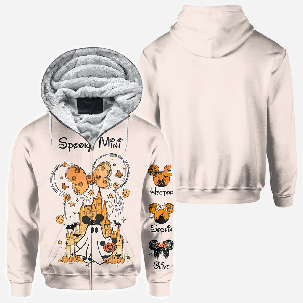 Personalized Halloween All Over Shirt Custom Name Gift for Mom
