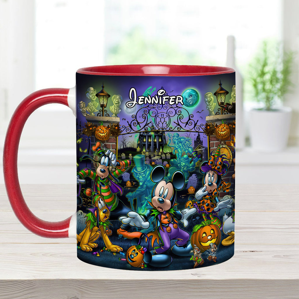 Personalized Halloween Accent Mug Custom Name Gift Idea