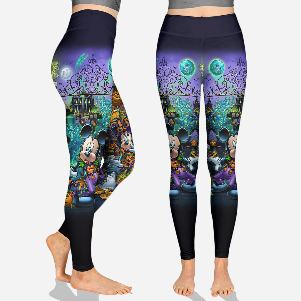 Personalized Halloween Mouse Hoodie and Leggings Set for Kids