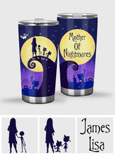 Load image into Gallery viewer, Personalized Mother Of Nightmares Tumbler Custom Name Gift for Mom
